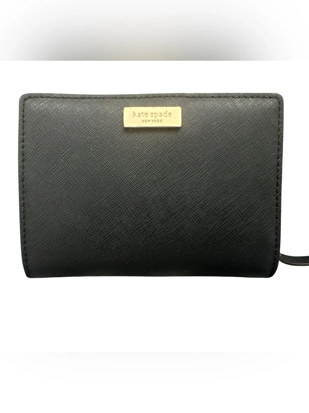 Kate Spade Newbury Lane Cara Bifold Saffiano Leather compact Wallet